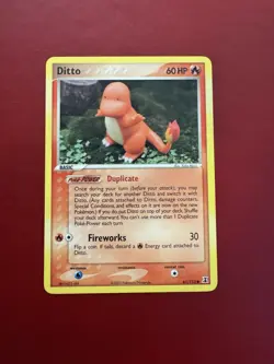 Ditto Charmander 61/113 Non Holo Delta Species Pokemon Card NM - Image 1