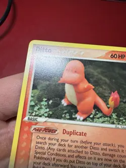Ditto Charmander 61/113 Non Holo Delta Species Pokemon Card NM - Image 3