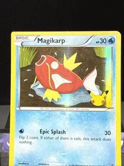 Pokemon Card Magikarp 22/83 Holo Generations 20th Anniversary Light Play - Image 2
