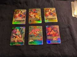 One Piece TCG English Lot Of 6 SR's And Alt Art Cards - Image 1