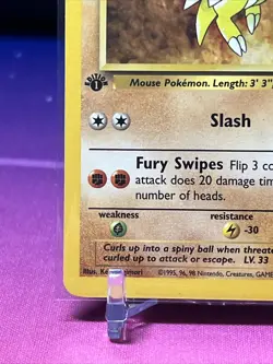Pokemon - Sandslash 41/62 - Fossil 1st edition - Non Holo LP - Image 5
