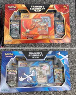 Set of 2 Pokemon TCG Trainer’s Legendary Box Legendary Battle Deck Lugia Ho-oh - Image 1