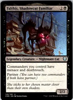 Magic | CMR | Falthis, Shadowcat Familiar | 126 | Normal | NM - Image 1