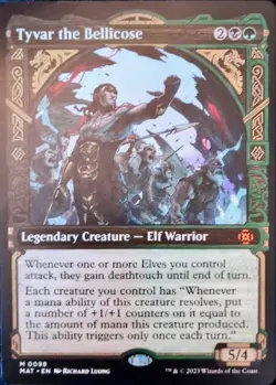 2023 Magic The Gathering March of the Machine The Aftermath #98 Tyvar the Bellic - Image 1
