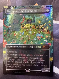 Morophon, the Boundless Foil Borderless Secret Lair SLD #1896 For Dom0328 - Image 1