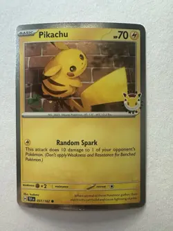 Pokemon Pikachu 051 /162 2026 Pokemon Day Stamped Promo TCG NM - Image 1