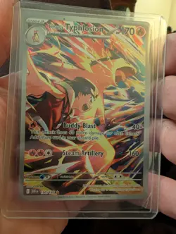 Pokemon TCG - Ethan's Typhlosion 190/182 - Illustration Rare - Destined Rivals - Image 1