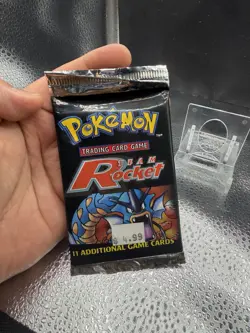 2000 POKEMON TEAM ROCKET GYARADOS ART BOOSTER PACK FACTORY SEALED - Image 3