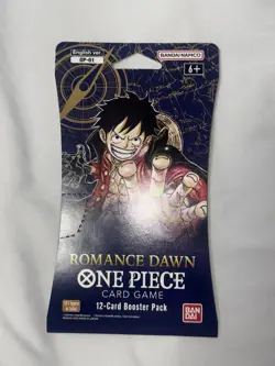 ONE PIECE OP-01 ROMANCE DAWN PRE-ERRATA SLEEVED PACK FACTORY SEALED - Image 1
