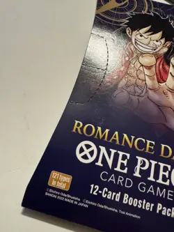 ONE PIECE OP-01 ROMANCE DAWN PRE-ERRATA SLEEVED PACK FACTORY SEALED - Image 4