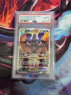 Pokemon 2023 Crown Zenith PSA 10 ETB Promo Lucario VSTAR TCG Card SWSH291 - Image 3
