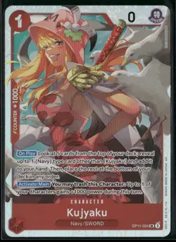 Kujyaku OP11-004 - One Piece TCG A Fist of Divine Speed SR - Image 1
