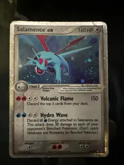 Salamence ex 96/108 - Power Keepers Ultra Rare Holo Pokemon TCG *Damaged* - Image 1