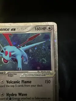 Salamence ex 96/108 - Power Keepers Ultra Rare Holo Pokemon TCG *Damaged* - Image 2