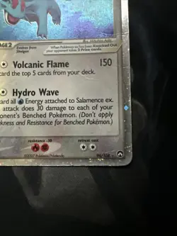 Salamence ex 96/108 - Power Keepers Ultra Rare Holo Pokemon TCG *Damaged* - Image 3