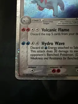 Salamence ex 96/108 - Power Keepers Ultra Rare Holo Pokemon TCG *Damaged* - Image 4