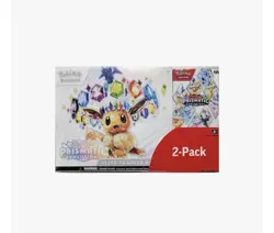 Pokemon Prismatic Evolutions ETB Elite Trainer Box Booster Bundle Costco 2-Pack - Image 1