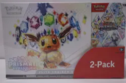 Pokemon Prismatic Evolutions ETB Elite Trainer Box Booster Bundle Costco 2-Pack - Image 1