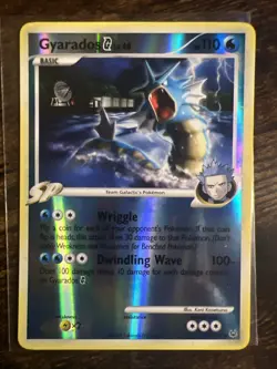 Pokemon TCG Gyarados 30/127 Reverse Foil Rare Platinum Base 2009 - Image 1