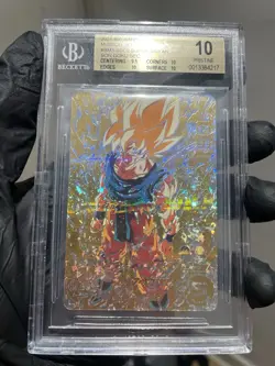 ss3 son goku bm3-sec2 bgs 10 dragon ball super heroes card psa sec parallel dbs - Image 3