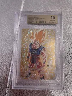 ss3 son goku bm3-sec2 bgs 10 dragon ball super heroes card psa sec parallel dbs - Image 5