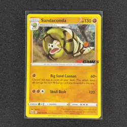 Sandaconda - 082/163 - Holo - EB Games - Pokemon Card - VLP - Image 1