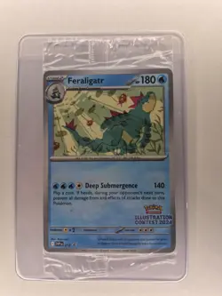 SEALED Illustration Contest 2024 Promo Cards Feraligatr SVP213 214 215 Pokemon - Image 1