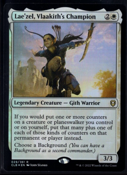 Lae'zel, Vlaakith's Champion 029/361 Rare Foil Baldur's Gate Magic TCG Near Mint - Image 1