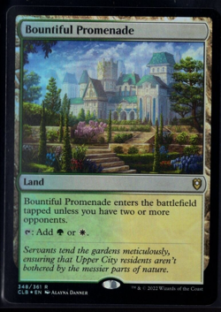 Bountiful Promenade 348/361 Rare Foil Baldur's Gate Magic TCG Near Mint - Image 1