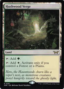MTG Hushwood Verge (261) | NM | Duskmourn: House of Horror {DSK} - Image 1