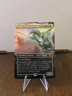 Ureni of the Unwritten (Borderless) Commander: Tarkir: Dragonstorm Regular - Image 1