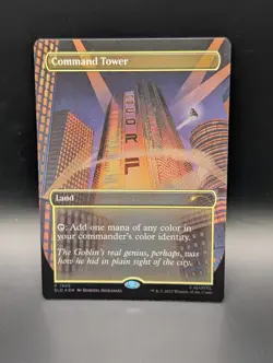 MTG - Command Tower - RAINBOW FOIL BORDERLESS - SLD #1989 - Rare - NM - Image 1