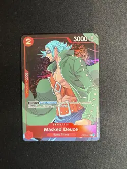 One Piece Masked Deuce OP02-017 Alt Art Paramount War English Nm Tcg Card - Image 1