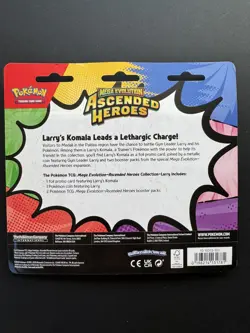 Pokemon TCG - Ascended Heroes - 2 Pack Blister - Larry’s Komala - New/Sealed - Image 2