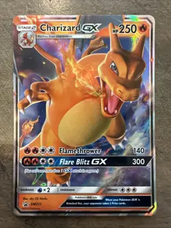 2019 Pokemon Black Star Promo SM211 Charizard GX Hidden Fates Tins - Image 1