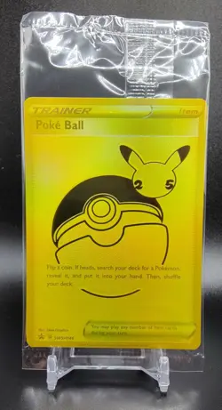 Pokemon TCG Celebrations Gold Pokeball - SWSH146 25th Ultra Premium Collection - Image 1