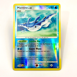 Pokemon Mantine lv.25 29/123 Mysterious Treasures Reverse Holo 2007 - LP - Image 1