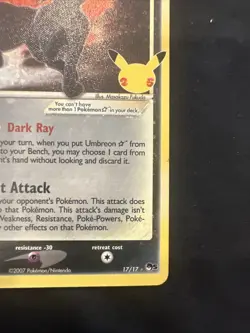 Pokemon Celebrations Umbreon Gold Star 17/17 2/2 - Image 4