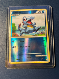 Pokemon TCG - Totodile 86/123 Heartgold & Soulsilver Reverse Holo - LP - Image 3