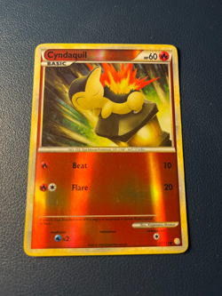 Pokemon TCG -Cyndaquil 61/123 Heartgold & Soulsilver Reverse Holo - LP - Image 1