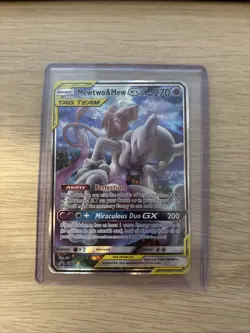 Mewtwo & Mew GX SM191 Holo (POKEMON TCG SUN AND MOON TAG TEAM PROMO) - Image 1