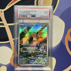 Pokemon Charmander SVP 044 Promo Holo Obsidian Flames ETB PSA 9 2023 Card - Image 1