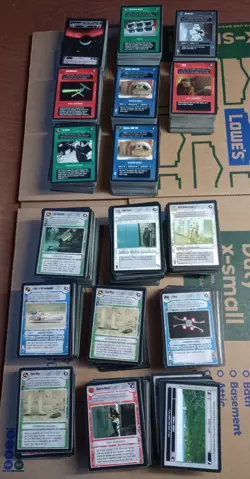 Star Wars CCG Lot Roughly 2000 Cards all Black Border Premier - Image 1
