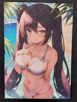 Mona Goddess Story Doujin Frosted Waifu Trading Card Genshin Impact - Image 1
