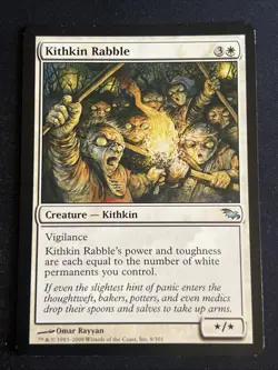1x Kithkin Rabble (9) Shadowmoor LP MTG Magic the Gathering x1 MKE - Image 1