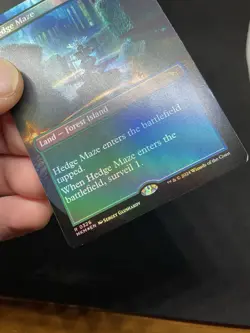 Hedge Maze (Borderless) Murders at Karlov Manor Foil MTG 0326 - Image 5