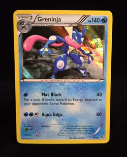 Pokemon TCG - GRENINJA - 14/39 - SHEEN HOLO - XY: KALOS STARTER SET (2013) - MP - Image 1