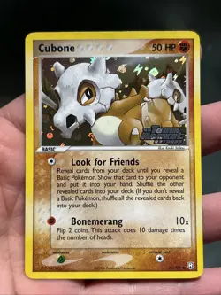 Pokemon TCG Cubone 51/109 Reverse Holo Team Rocket Returns 2004 Stamped - NM - Image 1