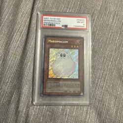 PSA 8 - MINT 2007 Yu-Gi-Oh! Marshmallon Premium Pack 1 PP01 SECRET RARE VINTAGE - Image 2