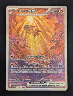Chi-Yu ex (259/193) SV02: Paldea Evolved Pokemon NM - Image 1